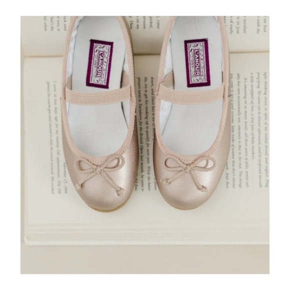 L'amour Alia Ballerina Flat, Rose Gold size 6 VGUC - Picture 3 of 6